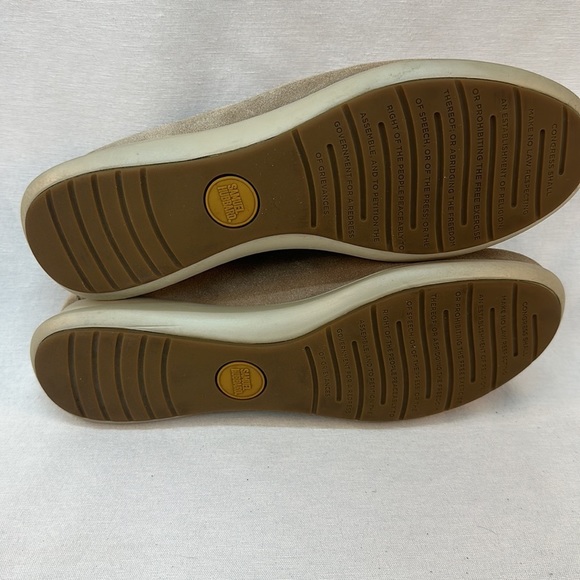 Samuel Hubbard Freedom First Taupe Suede Shoes 9 - Picture 8 of 9